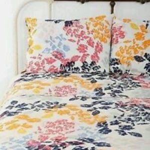 Urban Outfitters Plum & Bow Floral Sketch Shams Set